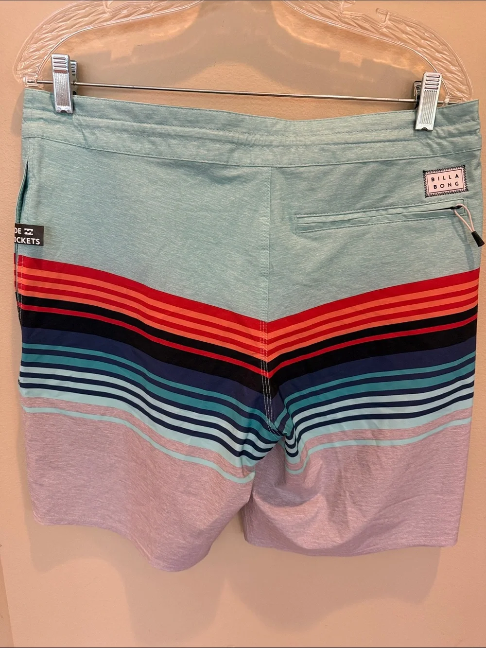 Billabong Light Blue Stripe Board Short